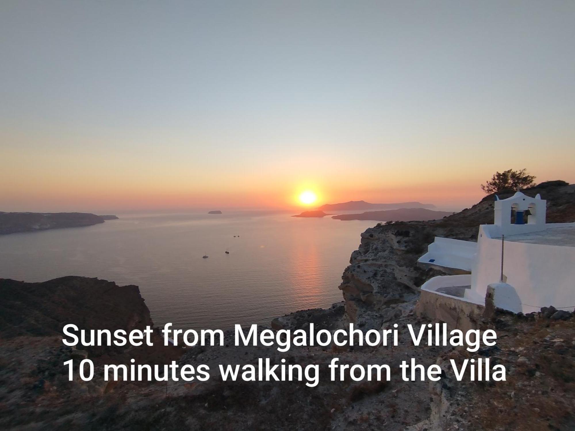 Aidos Villa Santorini Мегалохори Екстериор снимка